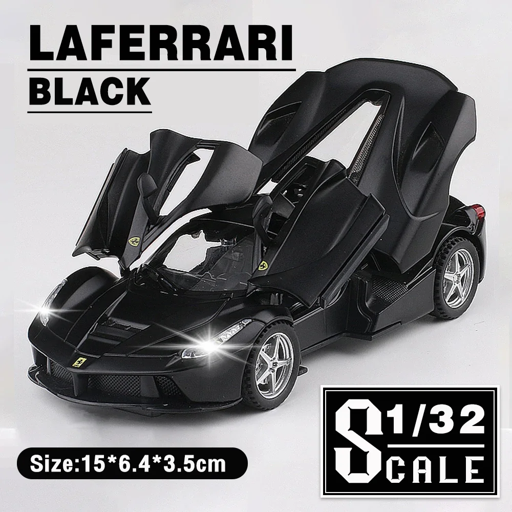 Scale 1:32 Ferrari LaFerrari Supercar Metal Diecast Alloy Toys Cars Model For Boy Children Kids Gift Vehicles Hobbies Collection 2