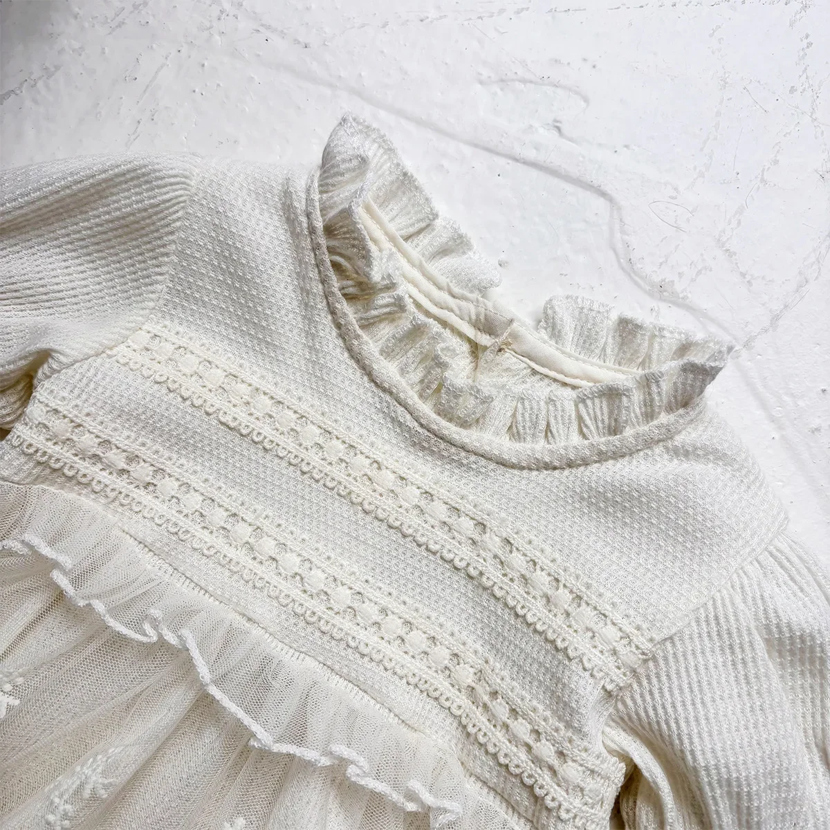 Spring Cotton Romper for Baby Girls Mesh Wrap Baby Girl Outfit One-Month-Old Princess Suit Clothes Cotton Romper