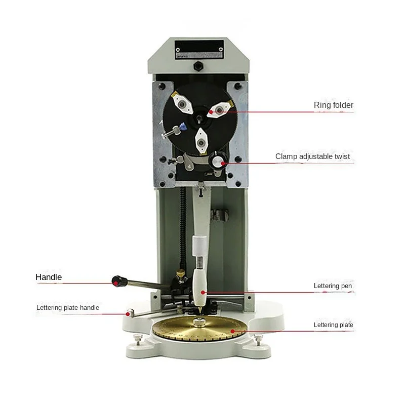 Inside Ring Engraver Stamper Two Faces Standard Letter Block Dial Jewelry Making Engraving Machine NEW jewelry making tools