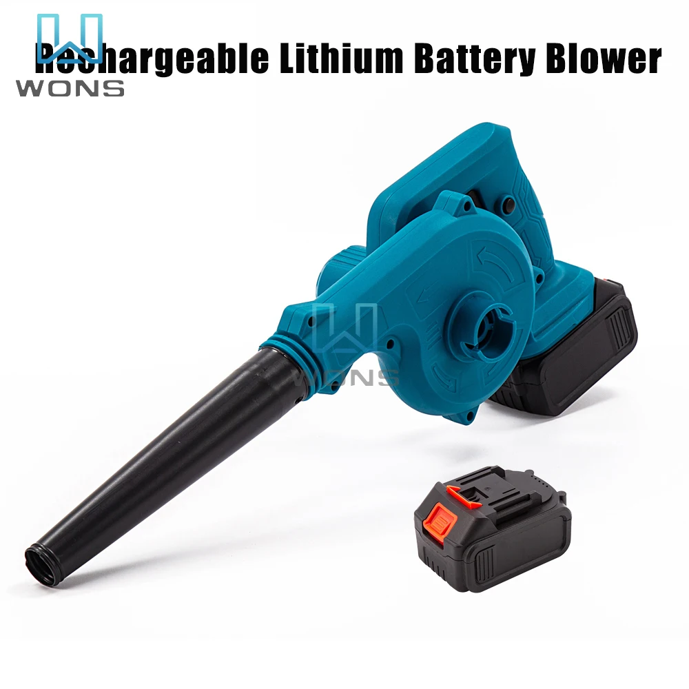 

Rechargeable Lithium Battery Powered Small Household Blower Electric Industrial Computer Dust Blowing Aircraft Dust Snow Duster