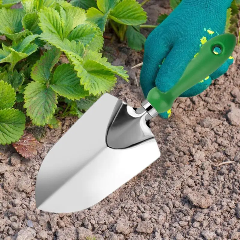 Gardening Tool Set Anti Slip Stainless Steel Rake Shovel 5pcs Succulent Tools With Ergonomic Handle Multifunctional Gardening