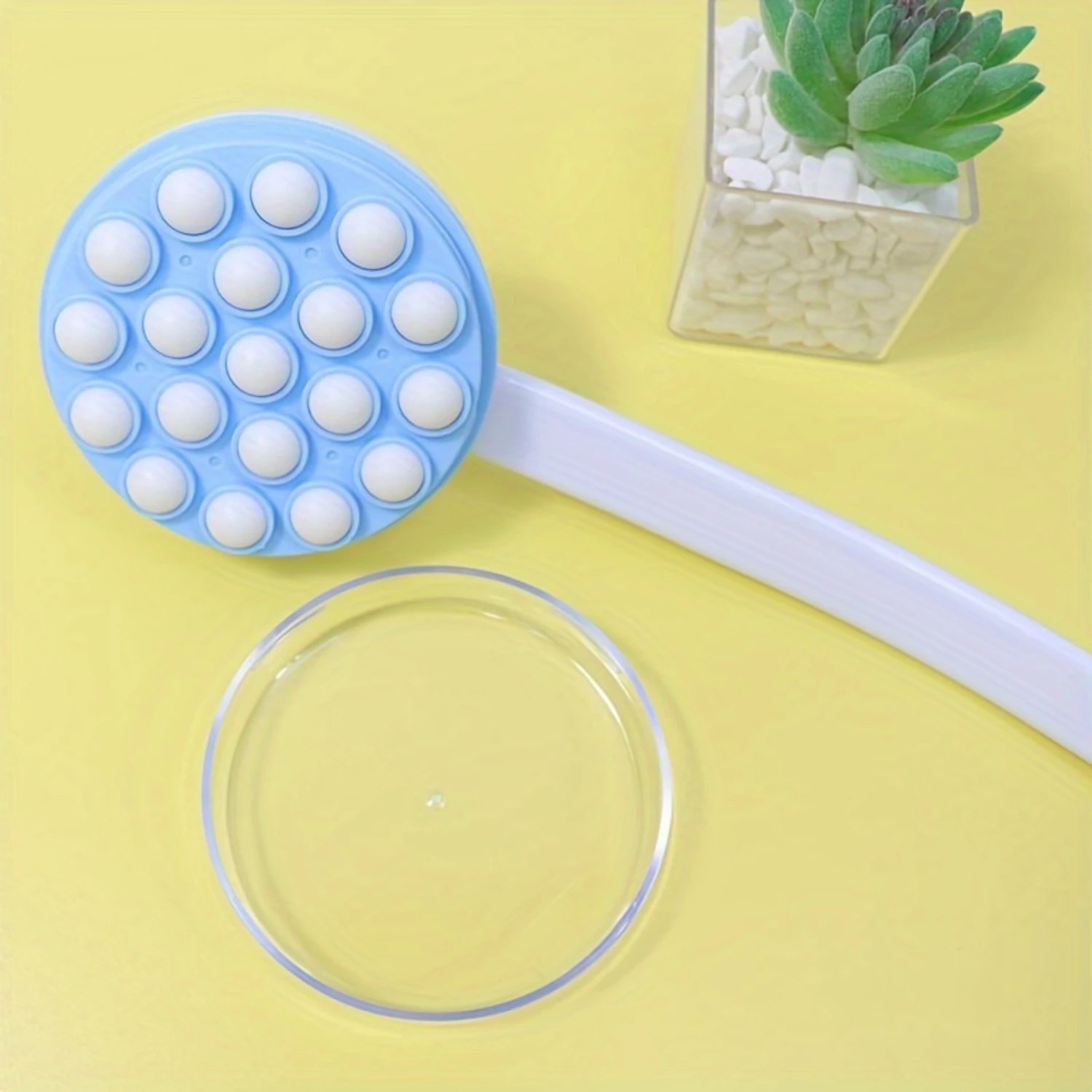 Multi- Long Handle Bath Brush, 16.06"x3.62", Massage Back Scrubber For Shower, Body Brush, Skin Exfoliation, Bathroom Accessorie