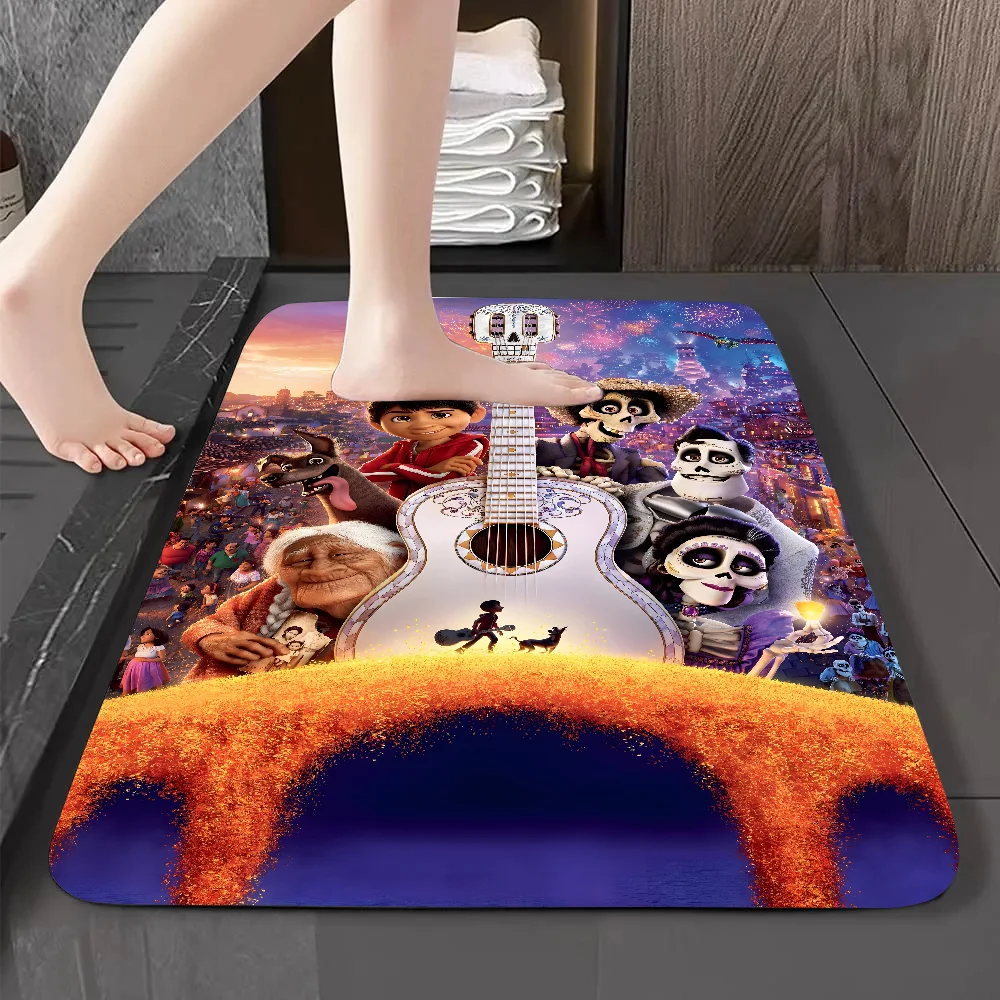 

Cartoon C-Co-co Floor Mat Graphic Printed Flannel Doormats For Bathroom Kitchen Entrance Carpet Home Decor