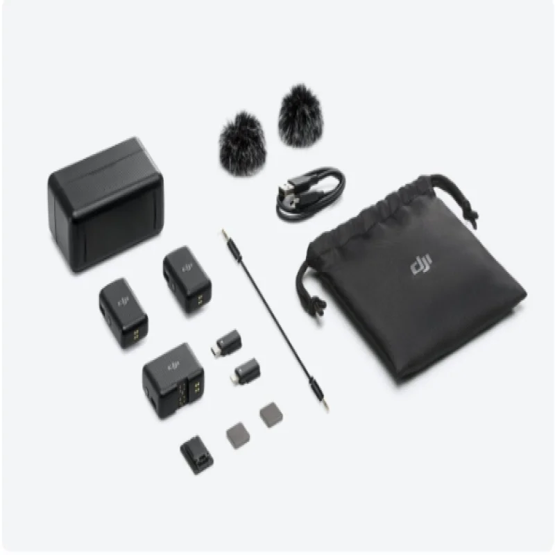 Description Picture 6 of itemDJI Mic Wireless Microphone Professional Recording Studio Equipment 250m Transmission Range Dual-Channel Photography Accessories