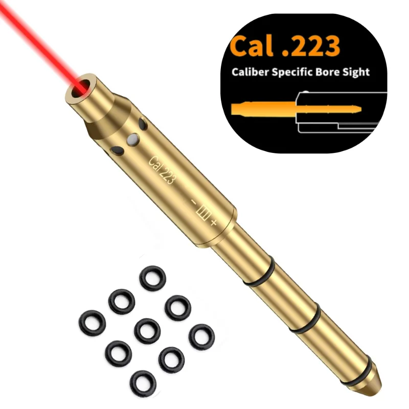 .22lr Laser Bore Sight 223 .17 .177 308 Laser Boresighter 38SPL 45ACP 9MM Collimator