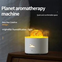 230ML Flame Planet Air Humidifier Electric Ultrasonic Cool Water Aroma Diffuser Home Room Aromatherapy Essential Oil Diffuser 1