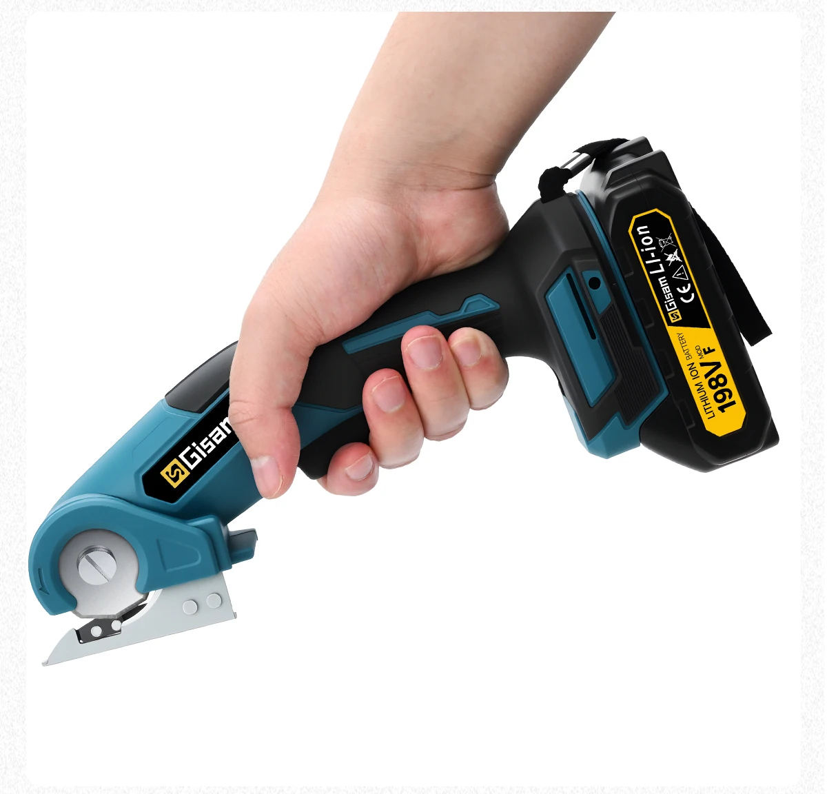 Cordless Carpet Scissors Multi Functional Pruner Round Knife Cutting Cloth Sciss