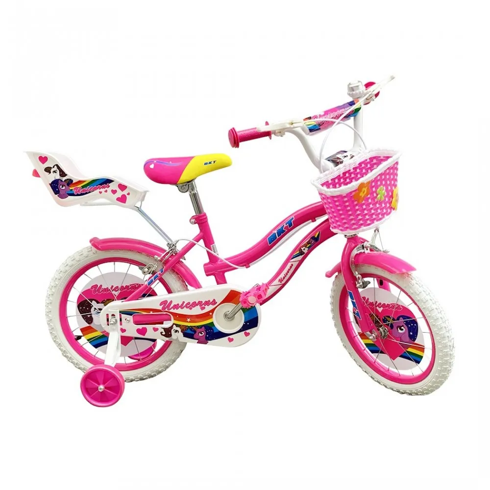 Bicicletta unicorno BKT taglia 16 per ragazze dai 5 agli 8 anni con  ruedine|Toy Sports| - AliExpress