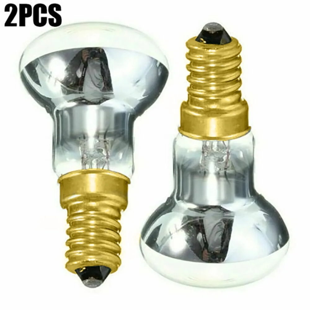 2Pcs 25W 30W 230V Halogen Energy Saving Bulb Eco Halogen E14 R39 Spot Light Bulb Screw in Replacement Lava Lamp Bulb Bedroom