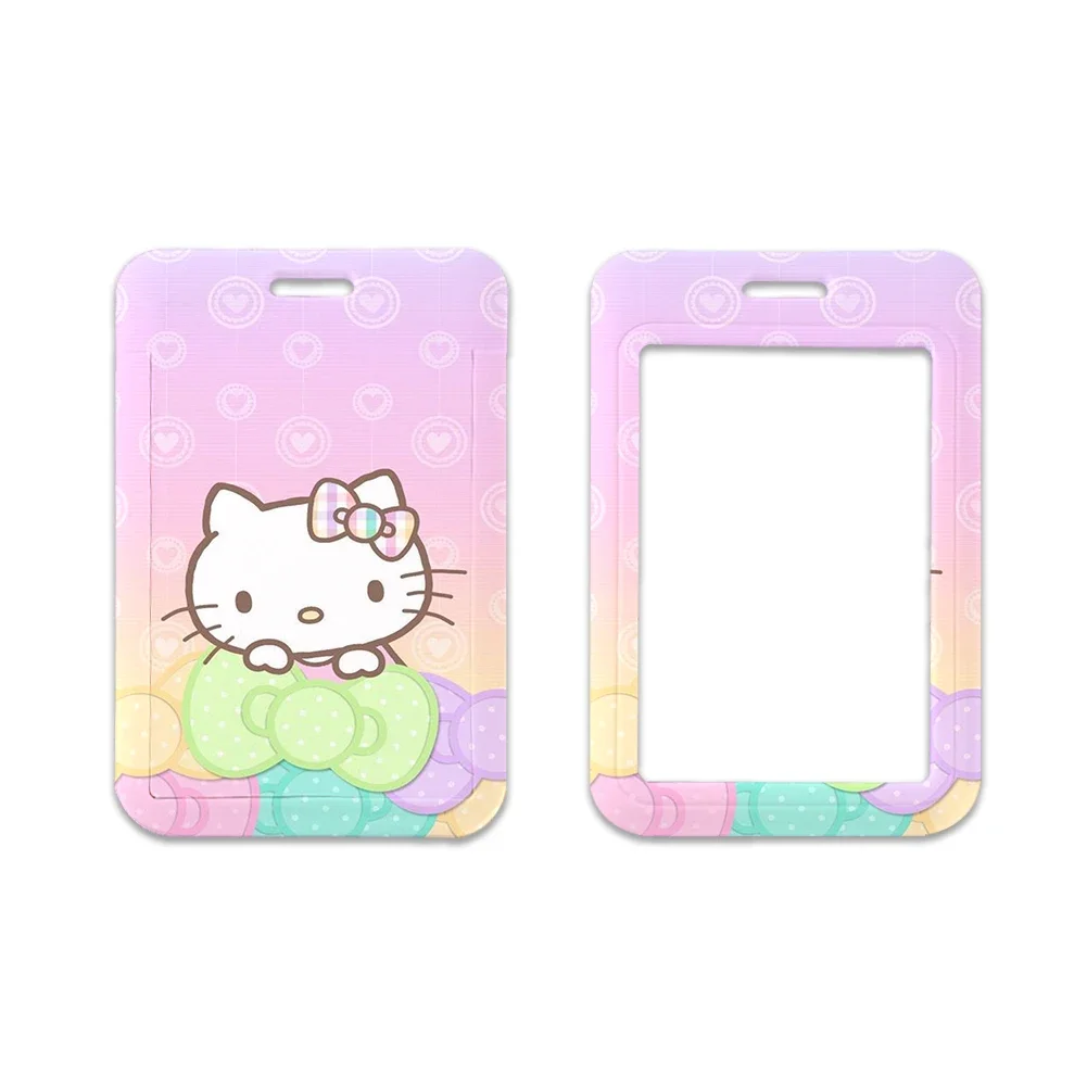 

Брелок для ключей Hello Kitty, мультяшный держатель для карт, для детей