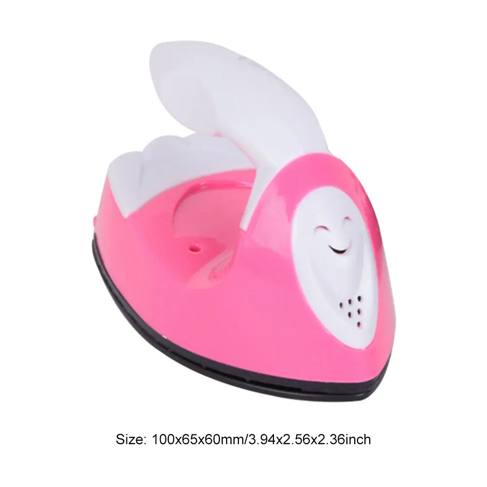 DIY Handheld Mini Iron Portable Electric Small Heat Press Iron Versatile Rapid Heating-Up for Hot Drilling Name Cloth Stickers