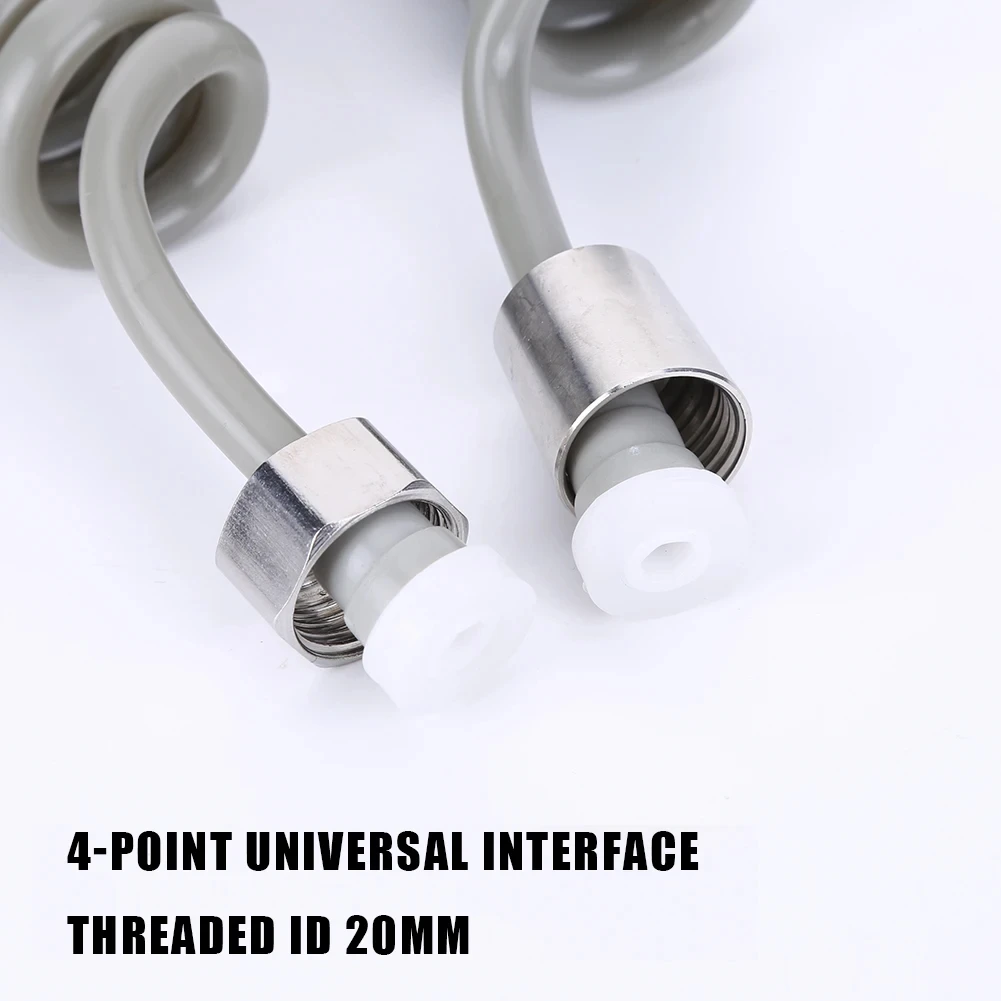 Plumbing Hose 2m 3m 5m Soft Flexible Long Spring Shower Head Hose Tube Toilet Bidet Shattaff Sprayer Telephone Line Hoses Bathroom Accessories