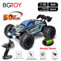 BGTOY 50km/H RC Car 16101 High Speed Off Road 4WD With LED Headlight Waterproof Remote Control Car Truck For Kids Adults Gifts 1