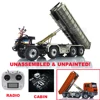 Gift LESU 1/14 Man Metal Tgs 8X8 Hydraulic Dumper RC Truck Roll On/Off Tipper Radio Motor Remote Control Toy for Boys THZH0185 2