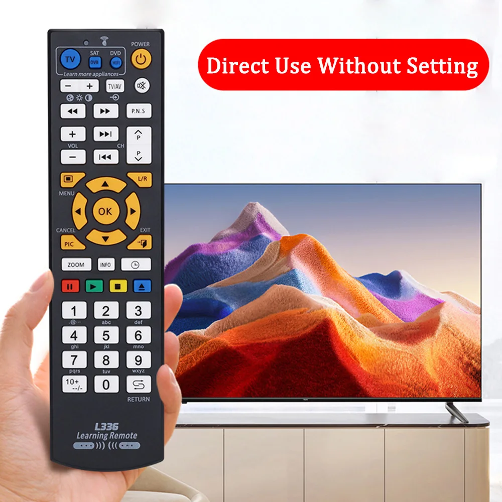 Enhanced Universal IR Learning Remote Control with Smart Features and Learn Function