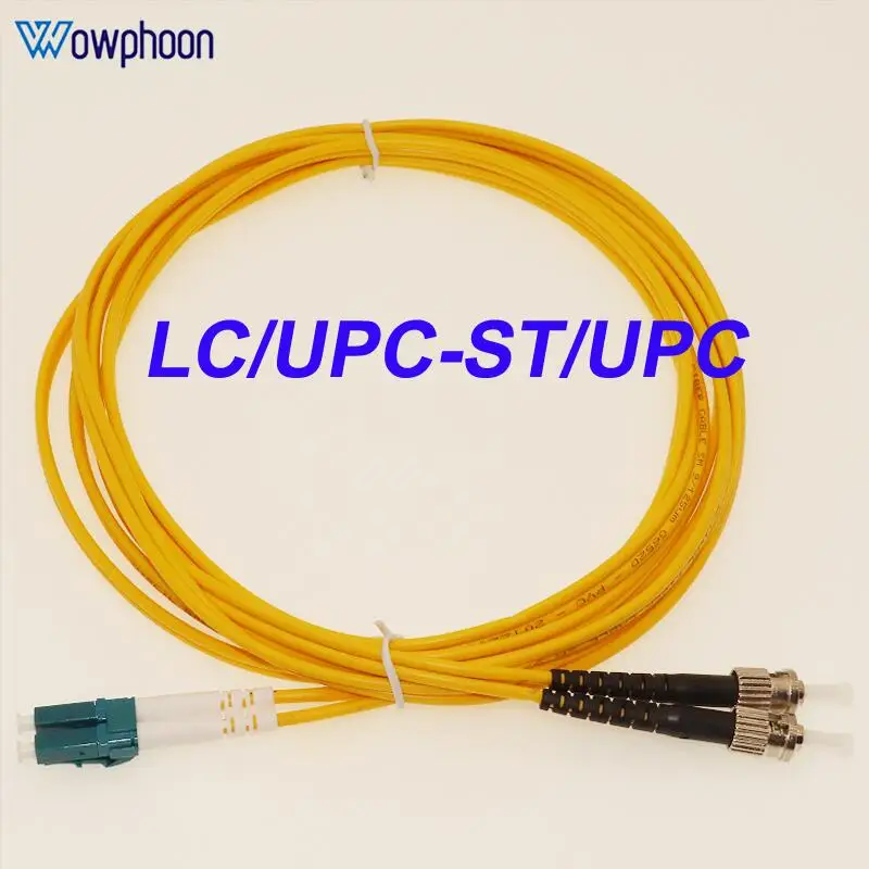 

LC/UPC-ST/UPC 1/2/3/5/10/15/20M 9/125um 3.0mm SM Duplex Optical Fiber Cable Patch Cord 2 Core Fiber Optic Pigtail Customized