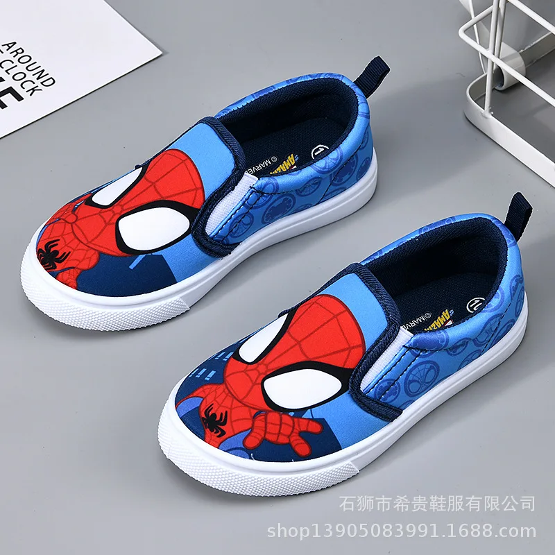 children's shoes for high arches Disney cartoon princess children's four seasons canvas shoes new indoor shoes low-top slip-on lazy girls shoes girls shoes