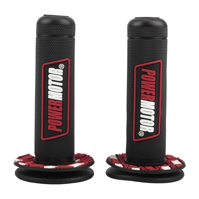 PowerMotor Motorcycle Grips Gel Anti-slip Wear-resistant Shock-absorbing Handle Rubber ATV Scooters Motocross Handle Accessories