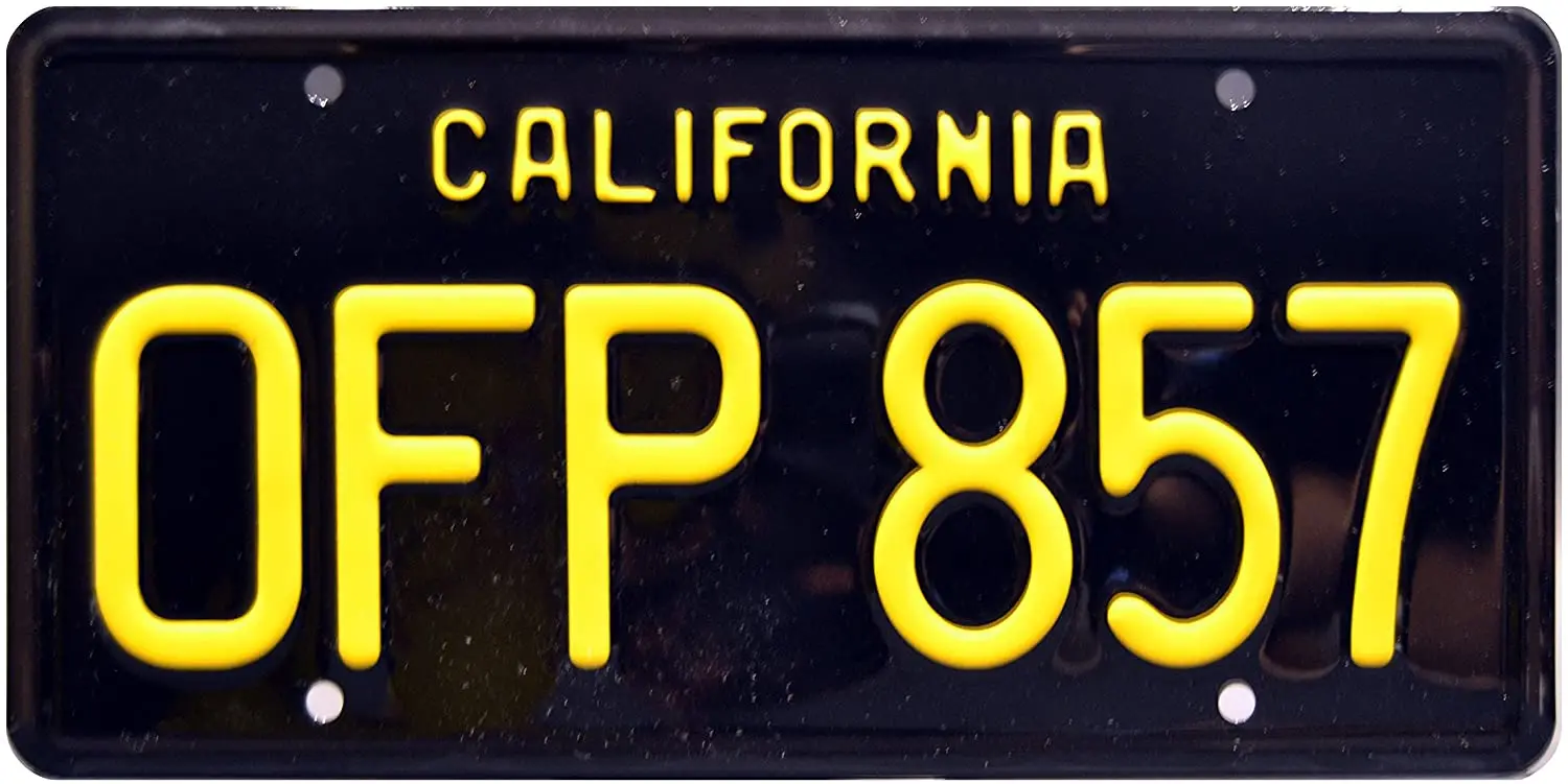 

Celebrity Machines Herbie The Love Bug | OFP 857 | Metal License Plate