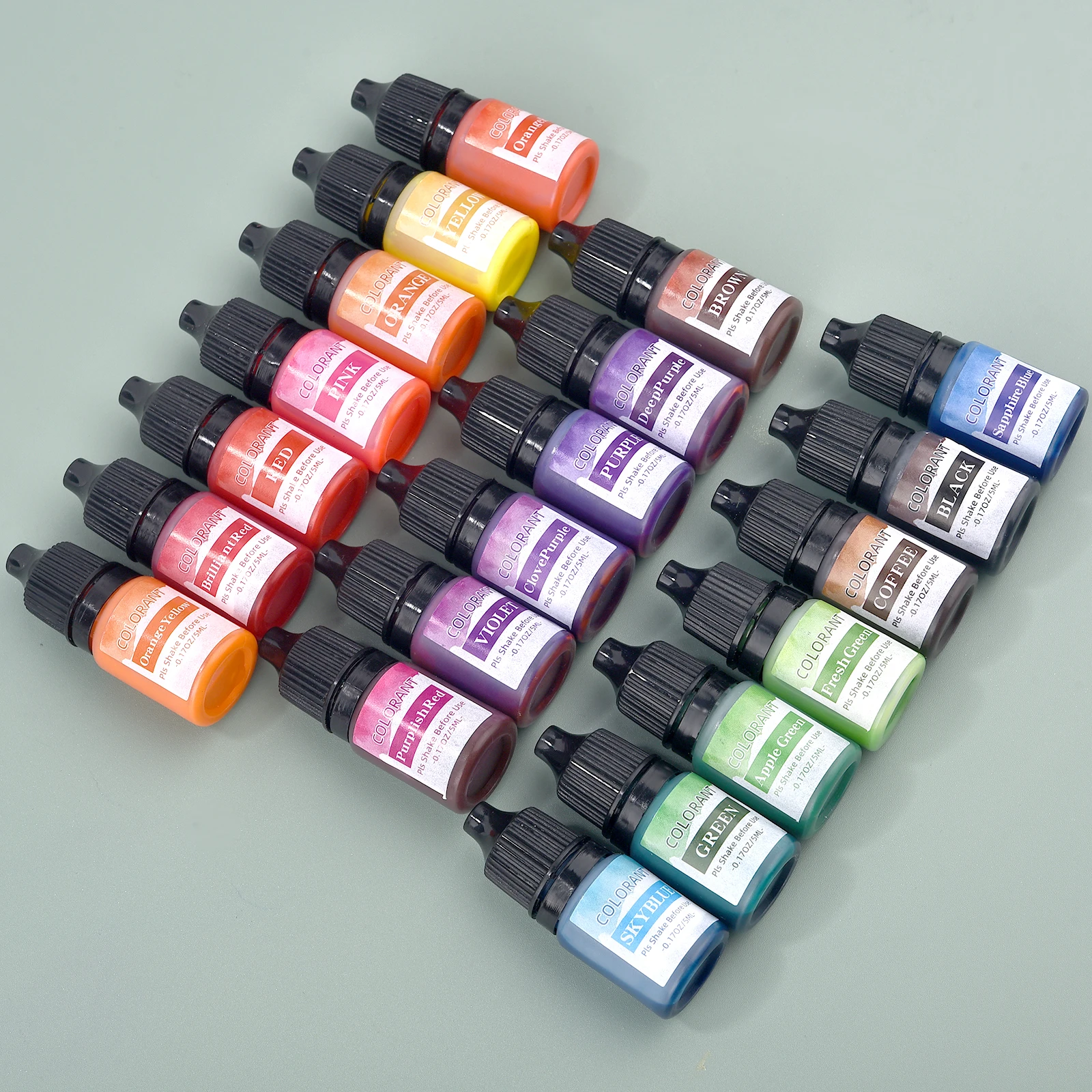 5ml/Bottle Non-Toxic Soy Candle Wax Pigment Liquid Dye DIY Soap Dyes Making Supplies