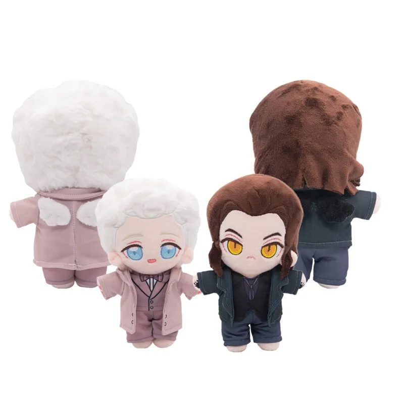 Good Cosplay Omens Plush Crowley Cartoon Plushies Adult/Kids Birthday Xmas Gifts