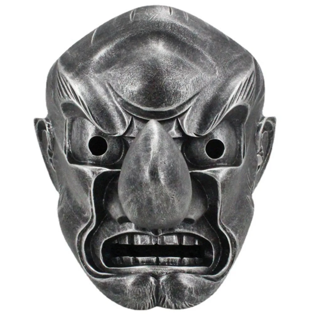 Prajna-Maske, japanische Tengu-Maske mit langer Nase, Halloween-Requisite – Detail 8
