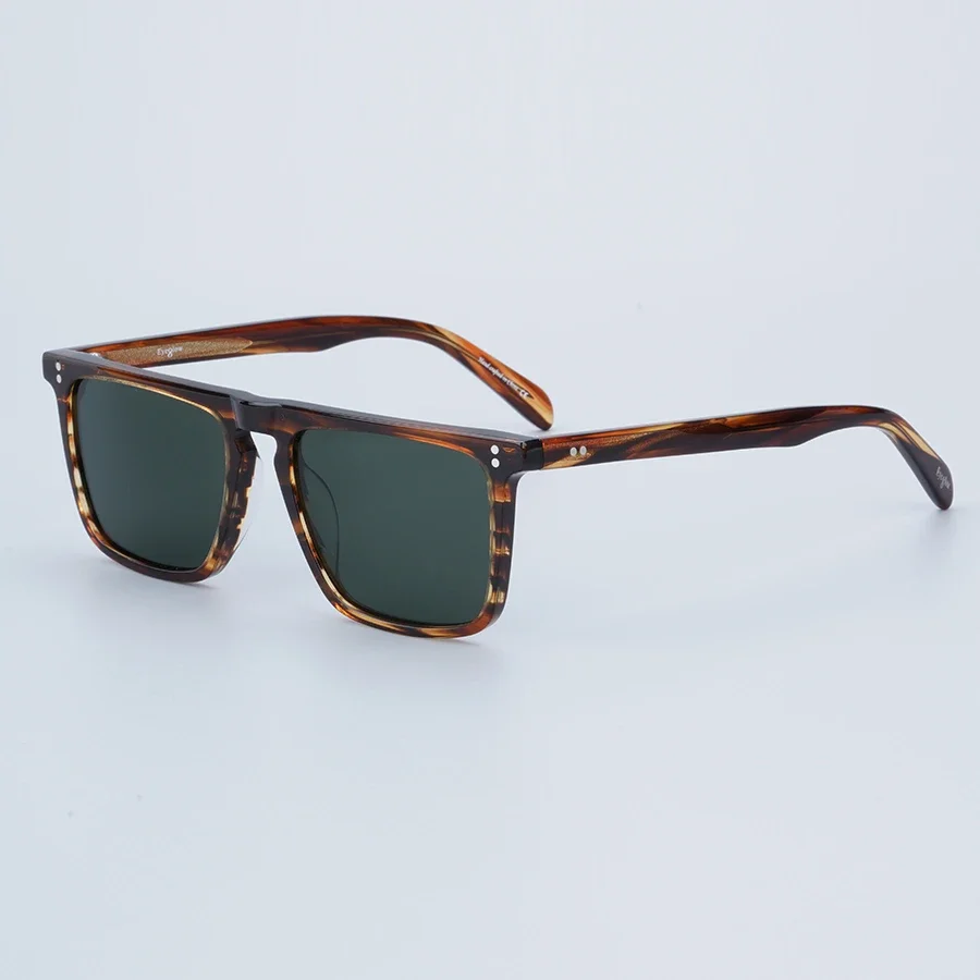 

Высококачественные Квадратные Солнцезащитные очки ручной работы из ацетата, реальные очки, стильные зеркальные Брендовые очки для мужчин и женщин