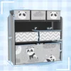 Toy Organizer with 6 Storage Bins, 25" x 12" x 26", Green 3