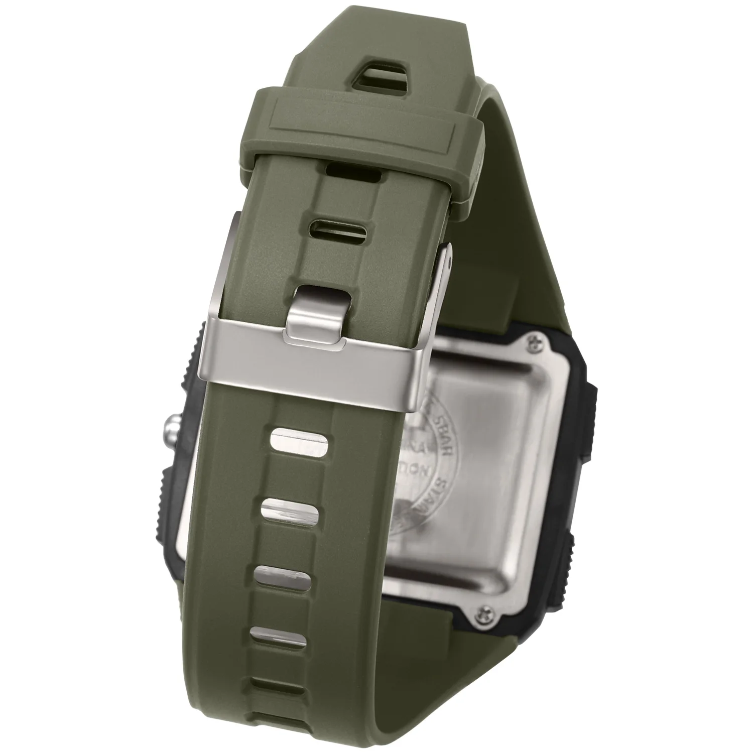 Digital Wristwatch Men's Sports Electronic Watch Waterproof Luminous Large Screen Watch Fashion Casual Students Wristwatch 3