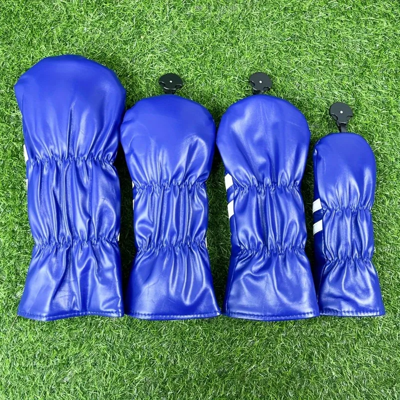 3pcs Waterproof Striped Golf Headcovers - Durable Protection For Your Clubs 6