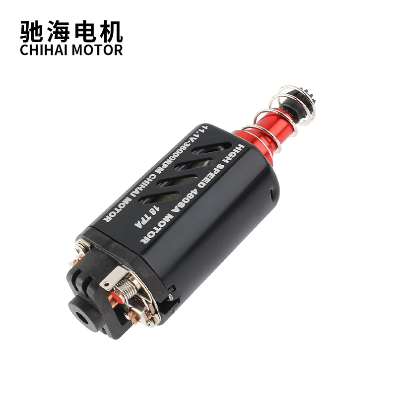 Chihai 모터 CHF-480SA-18TPA XWE M4 AEG 젤 블래스터 장난감 용 장축 36000rpm 고속 Airsoft 모터