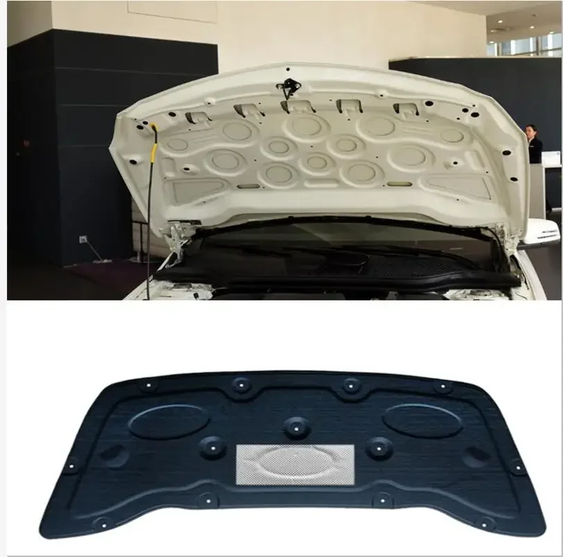 

For Mercedes Benz A-Class W176 2012-2018 A160 A180 A200 A45 Auto Hood Engine Sound Heat Insulation Cotton Pad Soundproof Heat