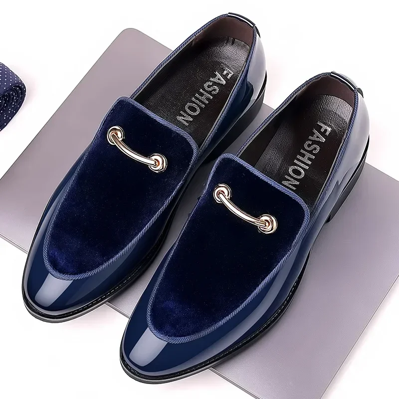 

Men Formal Shoes Shoe for Man Leather Wedding Elegant Loafers Pointed Toe with Free Shipping Top Grade Luxury Shoes