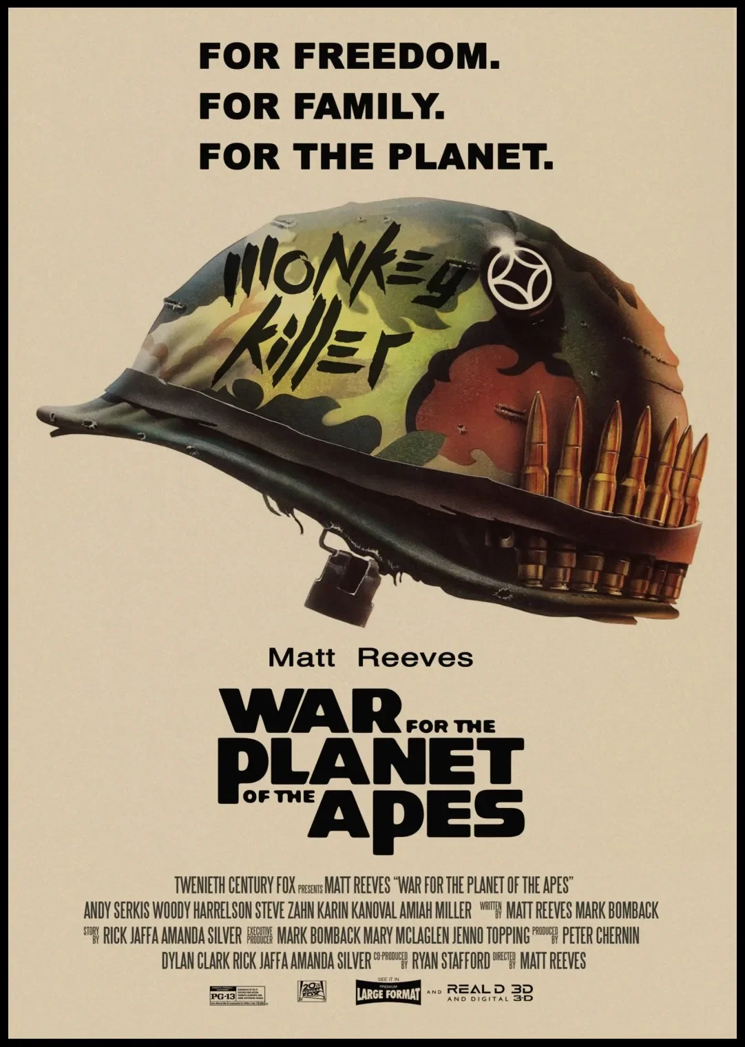 Full Metal Jacket Movie Poster 1987 Vintage Art Classic Family Kraft Paper Bar Home Decor Classic Moive Wall Sticker A1