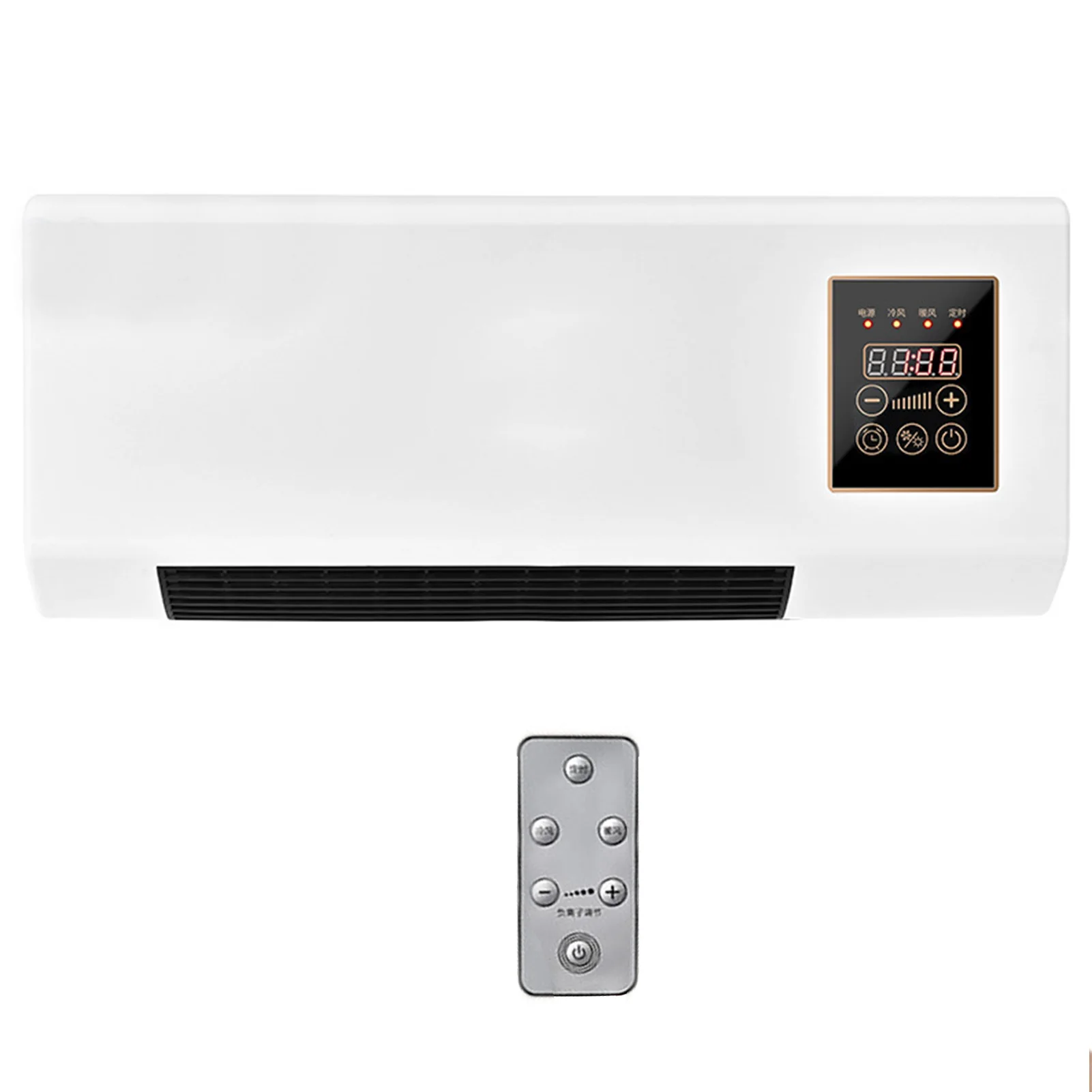 Wall Mounted Air Conditioner Mini Cooling and Heating Air Conditioner with Remote Control for Bedroom Living Room 3