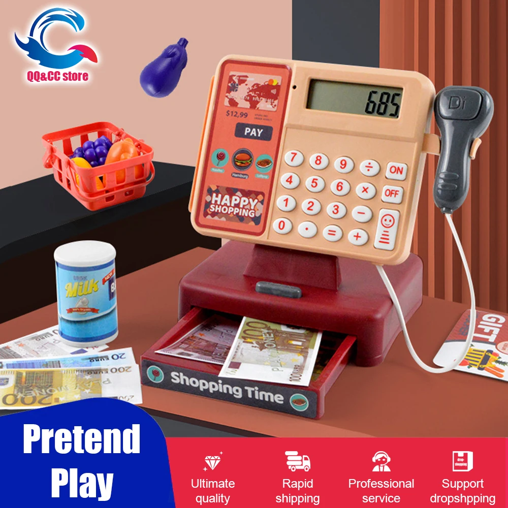 Children's puzzle play toy house girl toy Simulation supermarket cash register electric multifunctional parent-child toy 1 Children's puzzle play toy house girl toy Simulation supermarket cash register electric multifunctional parent-child toy 1