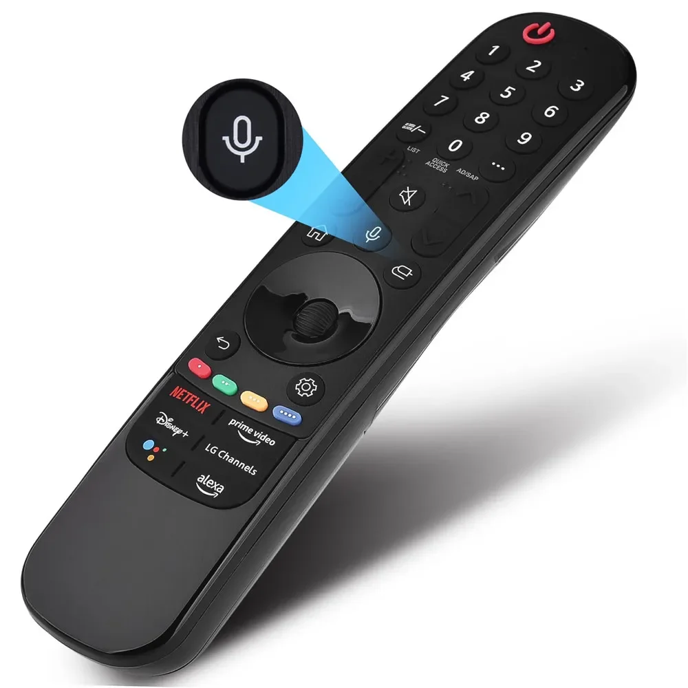 

Voice Magic Remote Control for LG AN-MR22GA Smart TV 2021 2022 with Pointer Flying Mouse LED OLED UHD LCD QNED NanoCell 4K 8K