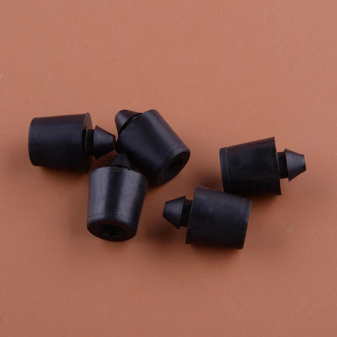 5Pcs Auto Paraurti Anteriore Cofano Arresto Supporto Tampone Adatto Per Nissan Qashqai Gomma Nera