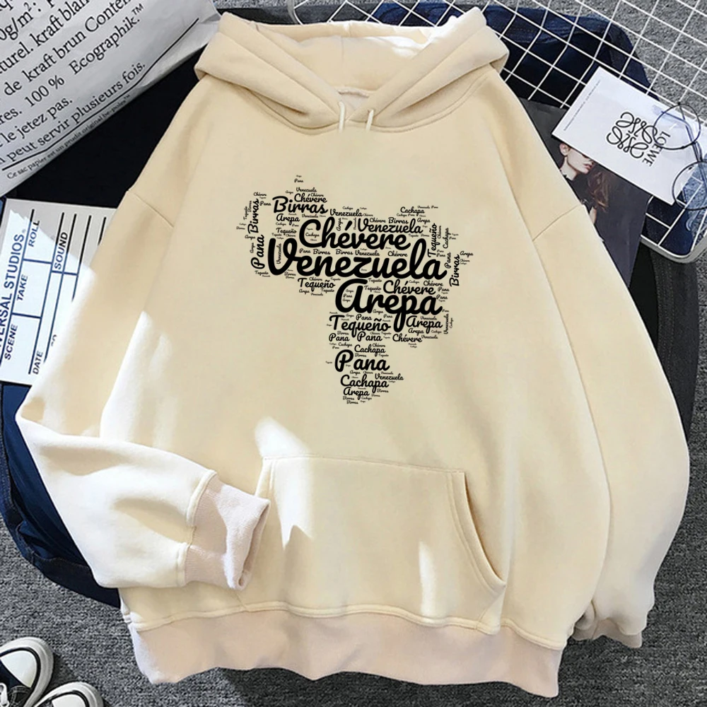 

Венесуэла толстовки женские винтажные harajuku японский спортивный костюм