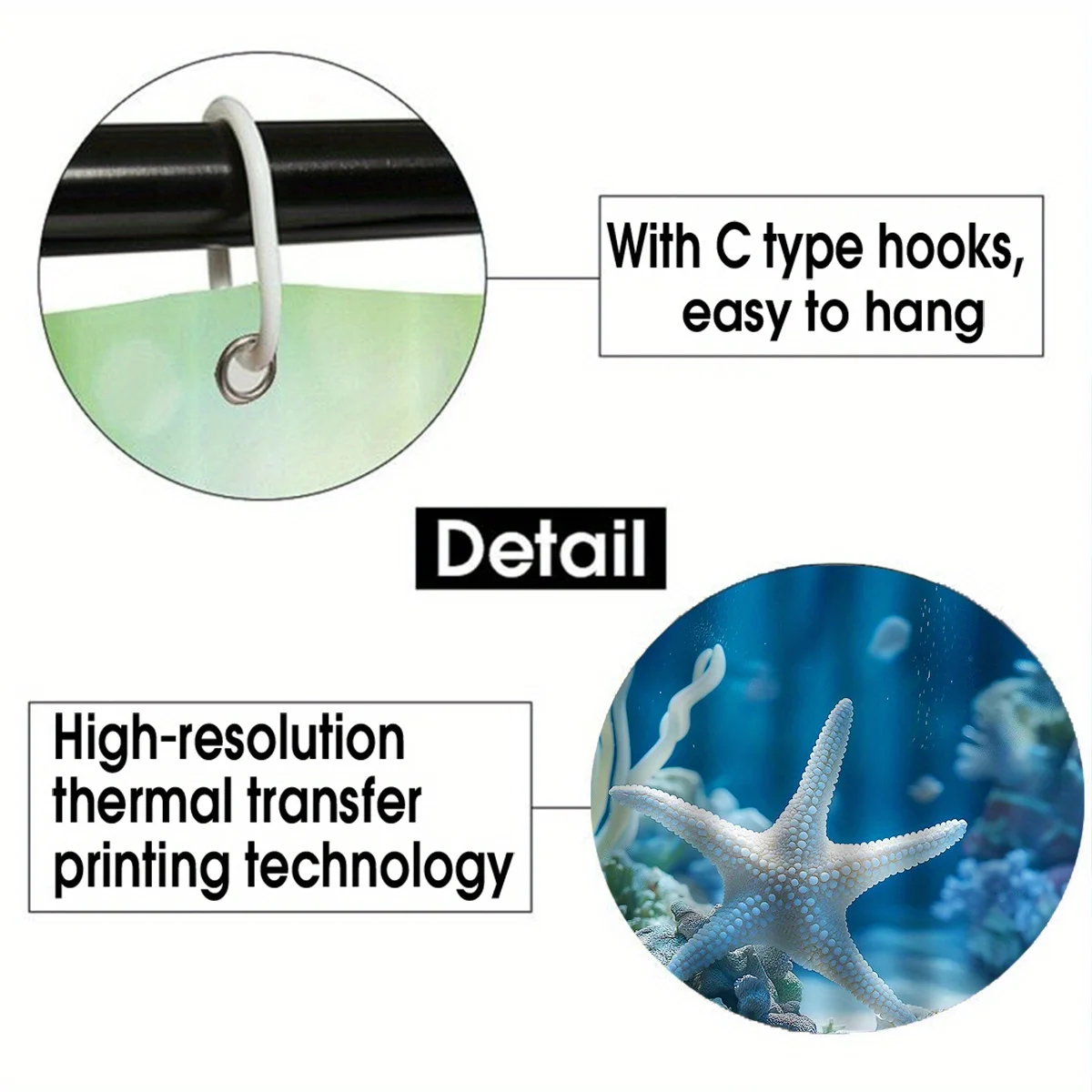 Ocean Bathroom Set – 4-Piece 6