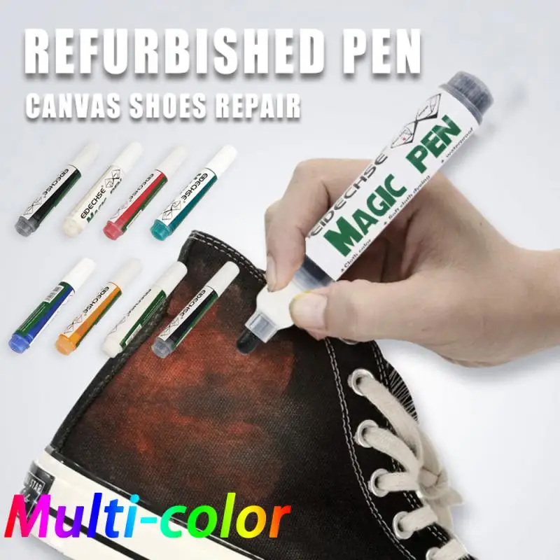 Multi-color Canvas Shoes Repair Pen Complementary Color Pen Dyeing Waterproof Decolorizing Renovation Shoe Stain Removal