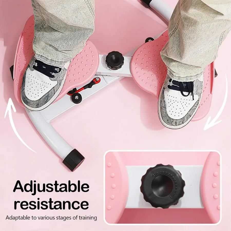 Waist Twister Machine Exercise, Ab Twister Board for Slim Waist and Core Ab Exercise, Noiseless Ab Machine with 300 lbs Weight C