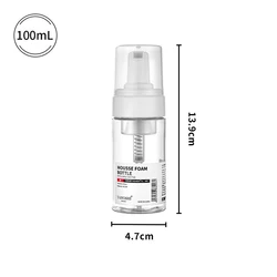 Compact Refillable Foam Dispenser for Hand Soap and Cleansers (100ml)