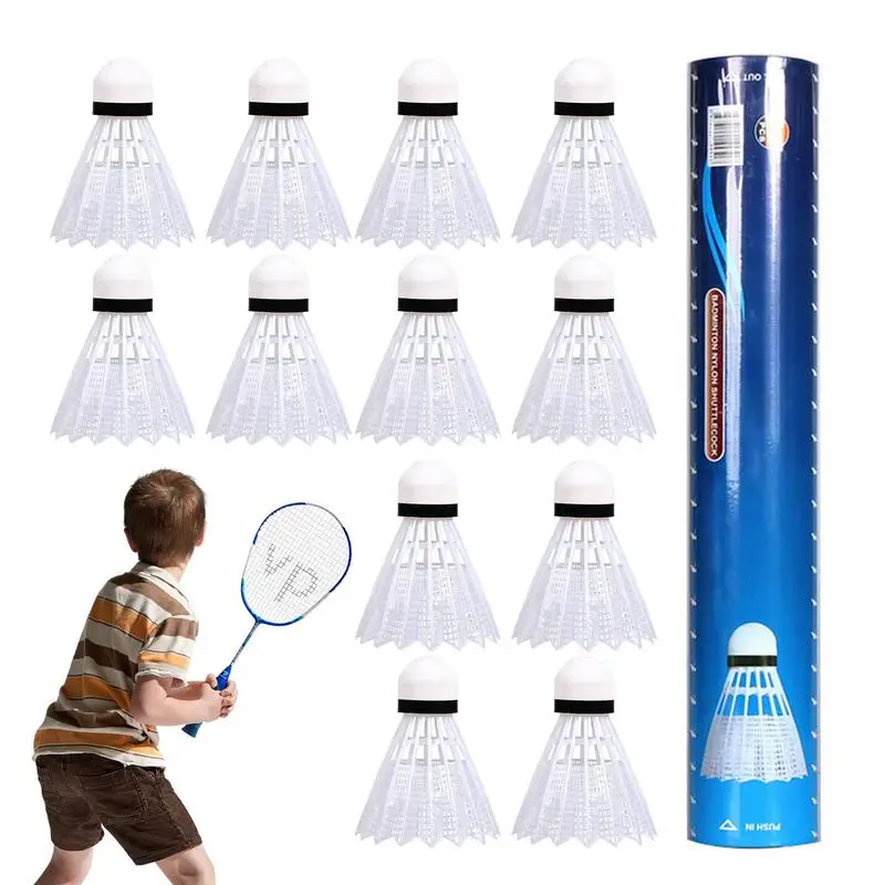 

Воланы с перьями, 12 шт., подпрыгиватель, стабильная буксировочная машина, игры для отдыха, для тренировок, любителей, начинающих и