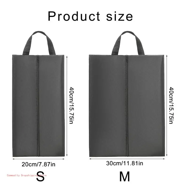 Multipurpose Oxford Fabric Travels Shoe Storage Bag with Zippers Home Accessory for Vacation and Business Trip 6