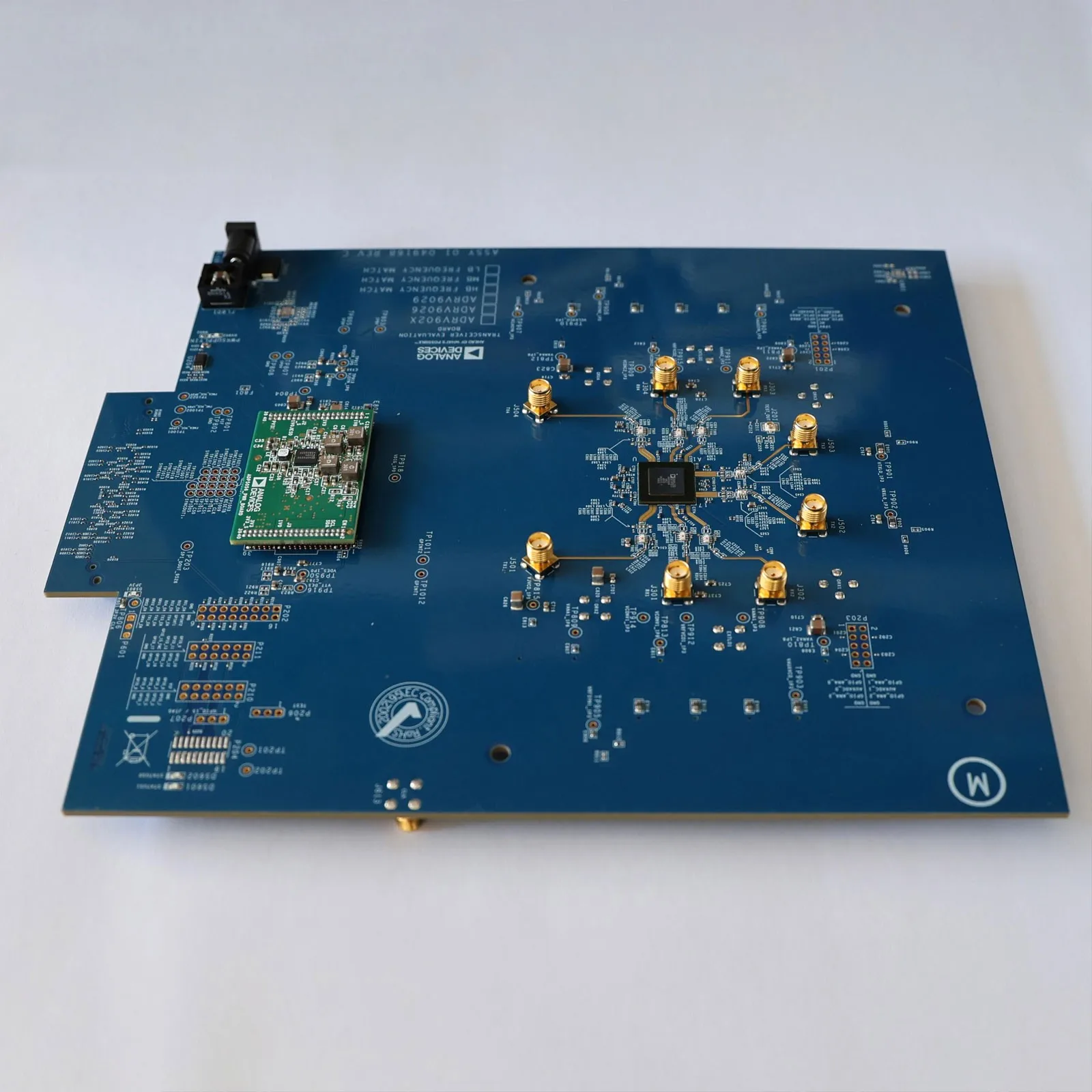 Hamgeek ADRV9026 RF 하위 보드 4채널 650MHz-6000MHz 광대역 RF 트랜시버 보드 TDD 및 FDD 애플리케이션 지원