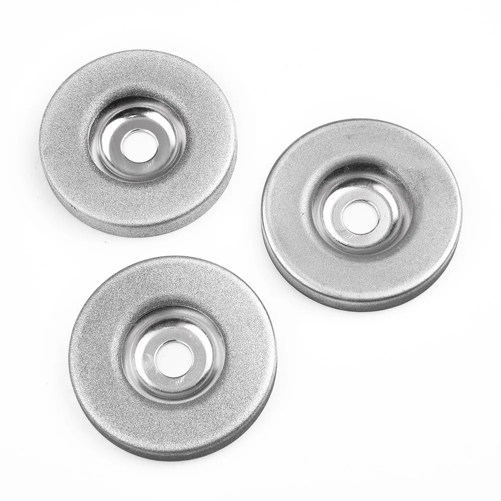 3Pcs 56mm Diamond Grinding Wheel 180/360/600 Grit Sanding Disc For Grinding Machine Grinder Sharpening Accessories 3pcs grinding wheel polishing pad grinding disc metal grinding head grinding stone polishing machine metal grinder rotating tool