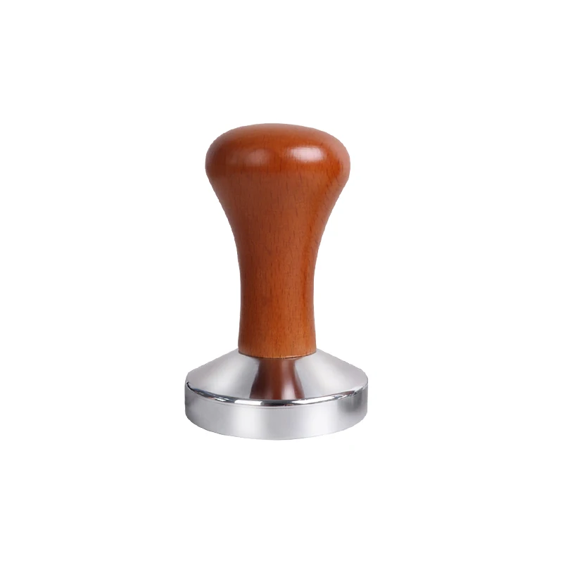 HiBREW 58mm Bottomless Coffee powder handle 304 stainless steel and solid wood