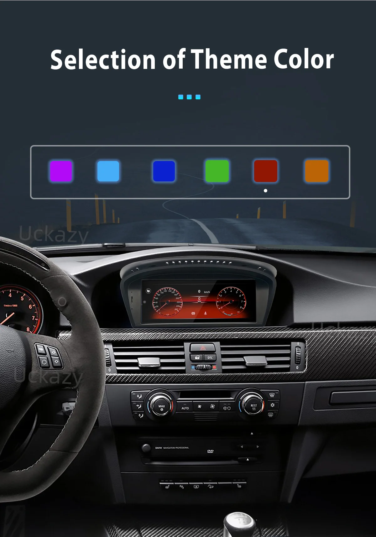 Radio para Auto Uckazy Android 14 de 10.25 Pulgadas para BMW F45 F46 F87 2013-2018, Carplay, Multimedia, GPS, Navegación, Estéreo, DSP, Pantalla, Unidad Principal, Audio 4G 7
