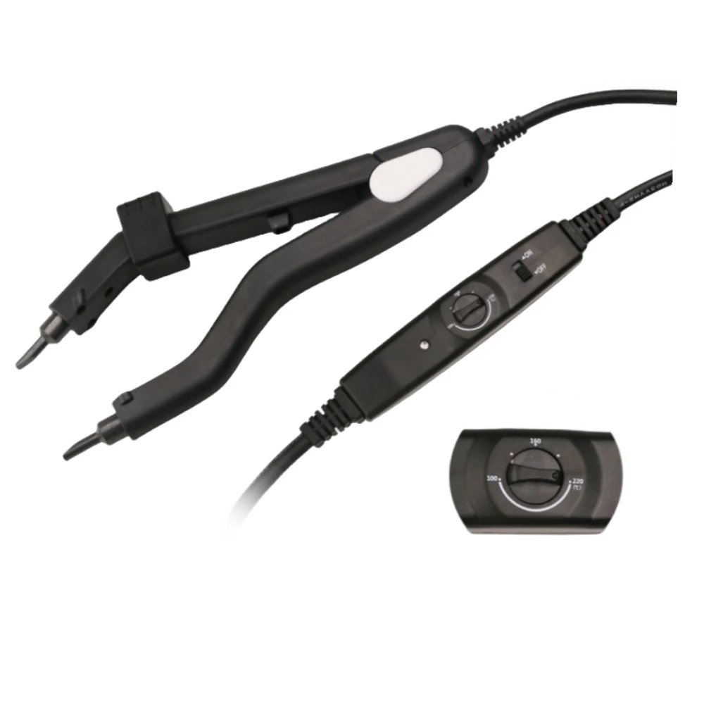 Loof Professional New Adjustable Temperature 220℃ Smart Mini Heating Tip Hair Extension Plier Iron, Fusion Keratin Bonding Tools